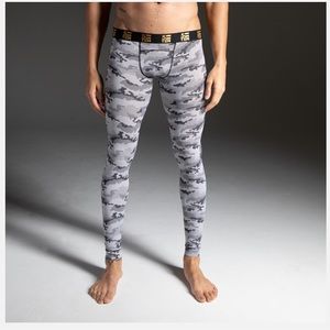 5 = Ten,new,men’s tights, size large,black&white barracuda pattern,new